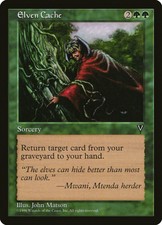 Magic the Gathering (mtg): VIS: Elven Cache  (x 4)