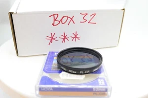 Hoya 52mm Polarizer (PL) Circular Filter Boxed PL-CIR CIR-PL  vgc + case - Picture 1 of 2