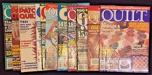 Set of 11 Different Quilt Magazines 1990-2000s - Picture 1 of 8