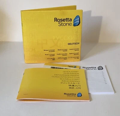 Rosetta Stone Deutsch “German” Level 1,2,3,4 &5 Activation Card - See Desc - Image 1 of 4