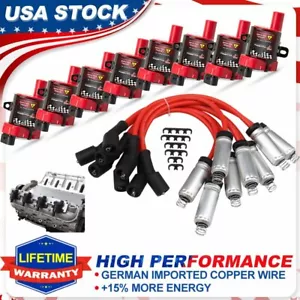 D585 Ignition Coil Spark Plug Pack For Chevy Silverado GMC LS1 LS3 4.8 5.3L 8.1L - Picture 1 of 15