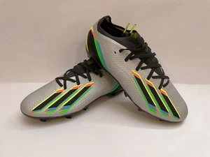 Adidas X Speedportal.2 FG Soccer Men 7.5 Women 8.5 Silver Metallic HR1725 -NEW - Picture 1 of 11