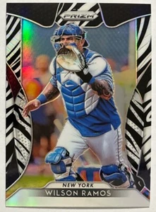 Wilson Ramos 2019 Panini Prizm Zebra #108 (54/99) - NY Mets - Picture 1 of 2