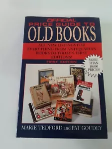 OFFICIAL PRICE GUIDE TO OLD BOOKS FIRST EDITION PAPERBACK TEDFORD & GOUDEY 1994 - Picture 1 of 3