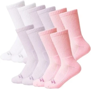 32 GRAD Damen 5er Pack Comfort Crew Socken | Anti-Geruch | Fußgewölbestütze | Activ - Bild 1 von 5