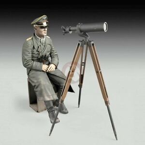 Royal Model 75mm 1/24 Erwin Rommel with Binoculars on Tripod Libya 1942 WWII 855