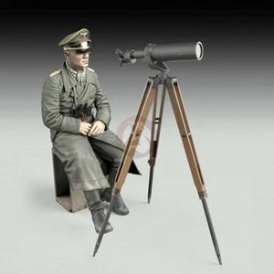 Königliches Modell 75 mm 1/24 Erwin Rommel mit Fernglas auf Stativ Libyen 1942 Zweiter Weltkrieg 855 - Bild 1 von 1
