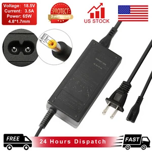 Charger For Hp 500 Series 530 550 550 620 625 Adapter 18.5V 3.5A 65W 4.8mm/1.7mm - Picture 1 of 6