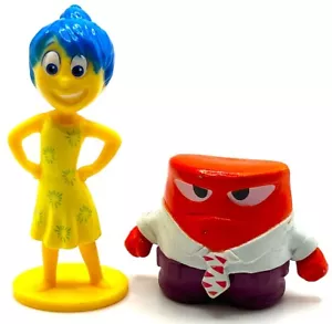 JOY & ANGER Figure Play Set INSIDE OUT 2 Disney PIXAR MOVIE Emotions PVC TOY! - Picture 1 of 1