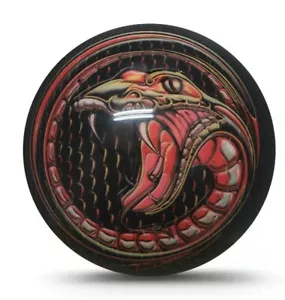 Brunswick Snake Glow PRE-DRILLED Viz-A-Ball Bowling Ball 16lbs - Picture 1 of 3