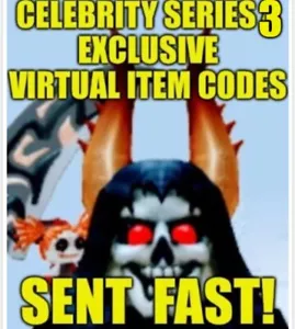 Roblox Celebrity Series 3 Exclusive Virtual Item Code Messaged FAST - Picture 1 of 25