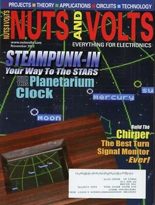 Nuts and Volts Magazine November 2012 Steampunk-In Your Way To the Stars - Picture 1 of 2