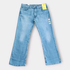Levi's 527 Slim Bootcut Men's Jeans Regular Fit Stretch Zip Mid Wash Light Blue - Picture 1 of 19