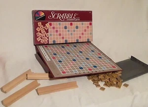 Vintage Scrabble 1983 Crossword Game by Selchow & Righter *GUC* - Picture 1 of 17