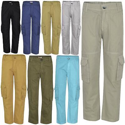 Kids Boys Youth BDU Ranger 6-Pocket Combat Cargo Trousers Fashion Pants 5-13 Yrs • 11.99£