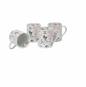 DARBIE ANGELL 4pc "You Make Me Blush" Pink Mug Set (New in Box) - Picture 1 of 1