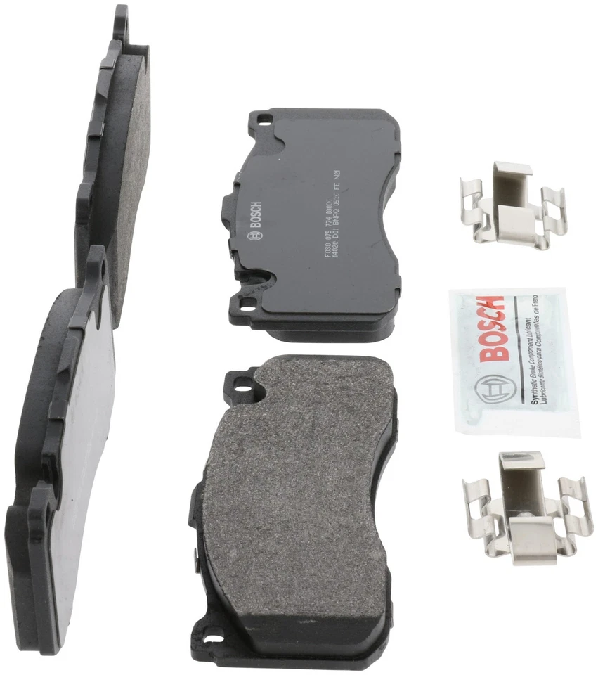 Pastillas de freno delanteras Bosch QuietCast semimetálicas para BMW 135i 2008-2013 Foto 1 de 4