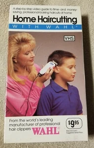 Home Haircutting with Wahl VHS Video Tape Step by Step Guide 1991 NEW Sealed - Imagen 1 de 2