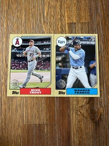 2022 Topps Series 1 1987 35th Anniversary Insert (1-100) Pick From List