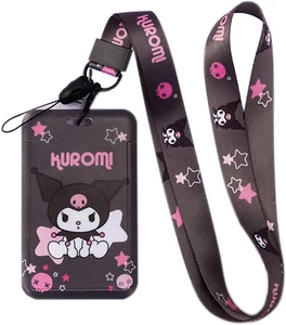 Kuluomi Cute Badge Card Holder with Lanyard, ID Credit Card Holder Purse Pouc... - Picture 1 of 12