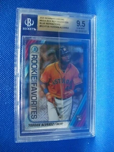 YORDAN ALVAREZ 2020 Bowman Chrome Mega Box ROYF Blue Refractor BGS GEM MINT 9.5 - Picture 1 of 1