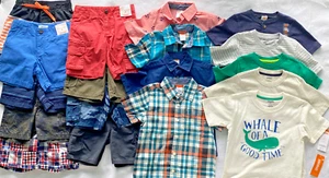 Boys 18 Piece Lot Gymboree SIZE 4 Shorts Tees Collared Shirts Swim Summer Outfit - Picture 1 of 24