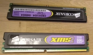 Corsair XMS2 2GB (2x 1GB) 800MHz DDR2 CM2X1024-6400C4 Excellent Condition - Picture 1 of 1