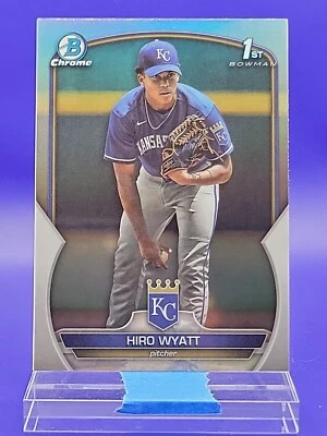 Hiro Wyatt 2023 Bowman Draft Chrome Refractor 1st Bowman 🔥 Royals - Image 1 of 2