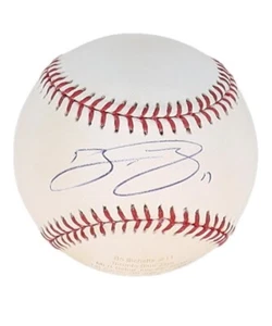 Bo Bichette Signed LE OML Career Stat Engraved Baseball (JSA) - Picture 1 of 3