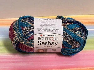 One new skein Red Heart Boutique Sashay Boho yarn Vintage - Picture 1 of 5