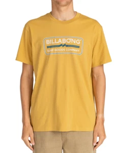 CAMISETA DE HOMBRE BILLABONG. CAMISETA AMARILLA MANGA CORTA ALGODÓN TOP S24 - Imagen 1 de 7