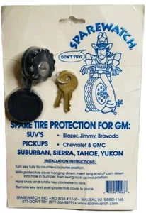 RELOJ DE REPUESTO BLOQUEO DE NEUMÁTICOS GMC CHEVROLET SUV PICKUP CUBIERTA PROTECTORA LLAVES WAUSAU WI - Imagen 1 de 7