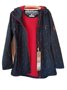 Alife & Kickin Damen Softshell-Jacke mit Kapzue Farbe blau Größe L NEU - Bild 1 von 8
