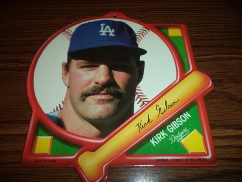Los Angeles Dodgers Kirk Gibson Play Ball Superstar Plaque Cover
