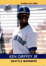 1991 Playball U.S.A. Ken Griffey Jr. Seattle Mariners #91-1