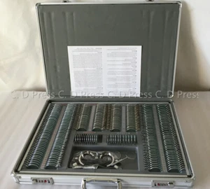 266 Pcs Optical Trial Lens Set Metal Rim + 1 Pc Trial Frame+Aluminium Case - Picture 1 of 6