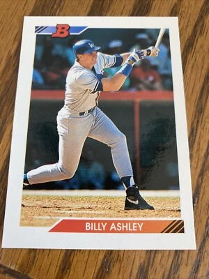 1992 Bowman #168  Billy Ashley RC Dodgers  Uncirculated  NM/MT+ - Image 1 of 3