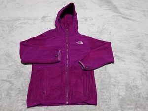 The North Face Jacket Girls Extra Large 18 Purple Denali Fleece Full Zip Outdoor - Picture 1 of 11