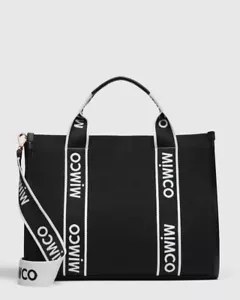 MIMCO Stevie Toe Crossbody Bag Black White 36cm• Brand New With Tag • RRP $299 - Picture 1 of 9
