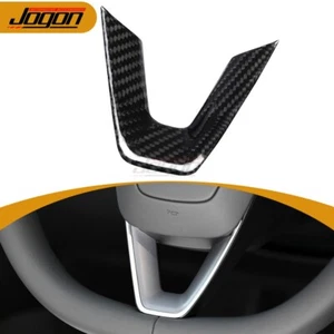 For Tesla Model 3 2024+ Carbon Steering Wheel Spoke Lower Panel Driver Side Trim - Picture 1 of 9