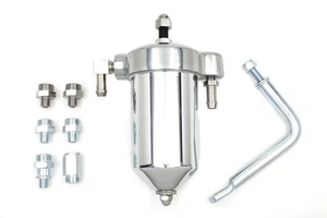 HARLEY PANHEAD 1958-64 OEM 63800-48 OIL FILTER KIT POLISHED TOP BOBBER CUSTOMS - Picture 1 of 5
