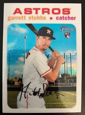 2020 Topps Heritage High # Chrome White Garrett Stubbs RC /71 Please Read Desc.. - Image 1 of 4