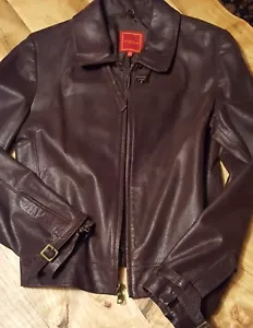 Cole-Haan Moto/Bomber Jacket Wms Med NWOT AMAZING Low Price! (List $500 & Up) - Picture 1 of 9