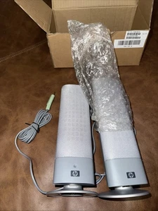 HP 5187-8366 Hewlett Packard Rock 2.0 Powered R/L Computer Speakers F1 - Picture 1 of 4