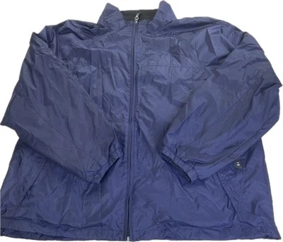 Chaqueta de lluvia Weather Tamer para mujer talla 2XL ligera forrada azul Foto 1 de 4
