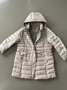 Fuchs Schmitt Daune Mantel Daunenjacke Gr. D 48 beige neuwertig - Bild 1 von 15