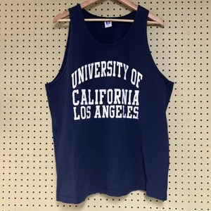 90s Vintage XL Russell Athletic Cal State University Of Los Angeles Tank Top USA - Picture 1 of 7