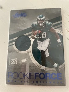 2016 Panini Absolute Football Card - WENDELL SMALLWOOD - Player Worn Material - Picture 1 of 2