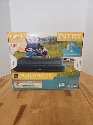 Colchón cama de aire Intex 10" Queen Standard Dura-Beam - Bomba no incluida NUEVO SELLADO Foto 1 de 4
