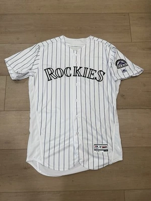 Camiseta Majestic Colorado Rockies MLB Talla 46 Auténtica De Colección Rara Original Foto 1 de 4
